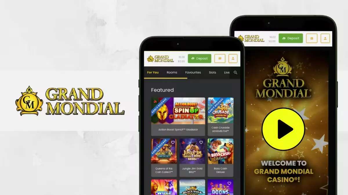 GrandMondial Casino App Screenshot